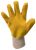 Рукавички скла, бавовняна тканина з латексним ребристим покриттям (жовті) MASTERTOOL 83-0601-В