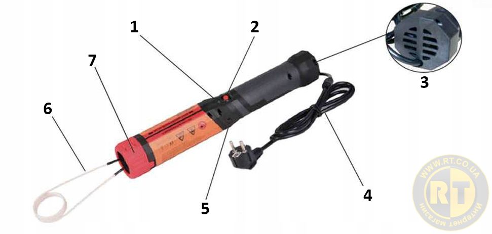 NAGRZEWNICA INDUKCYJNA PODGRZEWACZ INDUKCYJNY DO ŚRUB GI KRAFT 1100W ZESTAW Cechy dodatkowe podgrzewacz indukcyjny