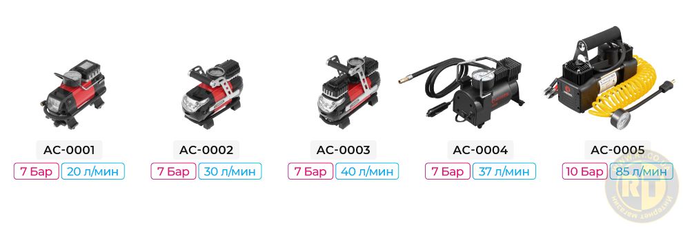 Линейка автокомпрессоров