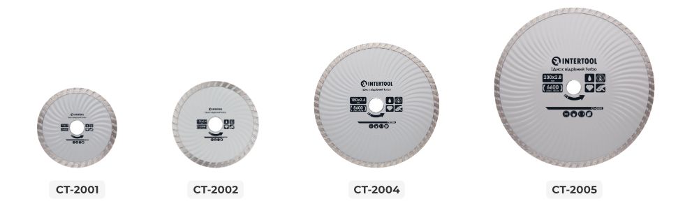 Лінійка відрізних сегментних дисків