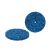 Круг зачистной из нетканого абразива (коралл) Ø100мм без держателя синий средняя жесткость SIGMA 9175741