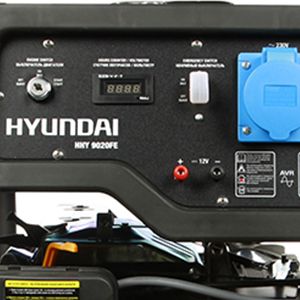 Двухтопливный генератор Hyundai HHY 9020FE ГАЗ-БЕНЗИН - ПРОДУМАННАЯ КОНСОЛЬ Информационные датчи...