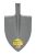 Лопата штыковая 220 x 300 x 390 мм, молотковое покрытие MASTERTOOL 14-6247