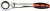 Ключ накидной, изогнутый с трещоткой : М30, HRC 42-48, Cr-V, с эргономичной прорезиненной ручкой Yato YT-02387