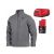 Куртка з підігрівом MILWAUKEE, M12 HJGREY5-201(M), сіра (розмір M) (+зар.пр., 1 акум.Х 2Аг)