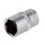 Головка шестигранна 1/2", 17мм*38мм. INTERTOOL ET-2017 Головка шестигранна 1/2", 17мм*38мм. INTERTOOL ET-2017