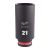 Головка ударная ShW 3/8'' SKT MILWAUKEE удлиненная, 21мм