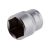 Головка шестигранна 1/2", 24мм*38мм. INTERTOOL ET-2024 Головка шестигранна 1/2", 24мм*38мм. INTERTOOL ET-2024