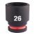 Головка ударная ShW 1/2'' STD MILWAUKEE, 26мм