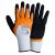 Трикотажні рукавички з подвійним латексним покриттям р10 (жовто-чорні манжет) SIGMA 9445621