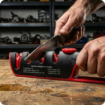 Рекомендуемые углы заточки