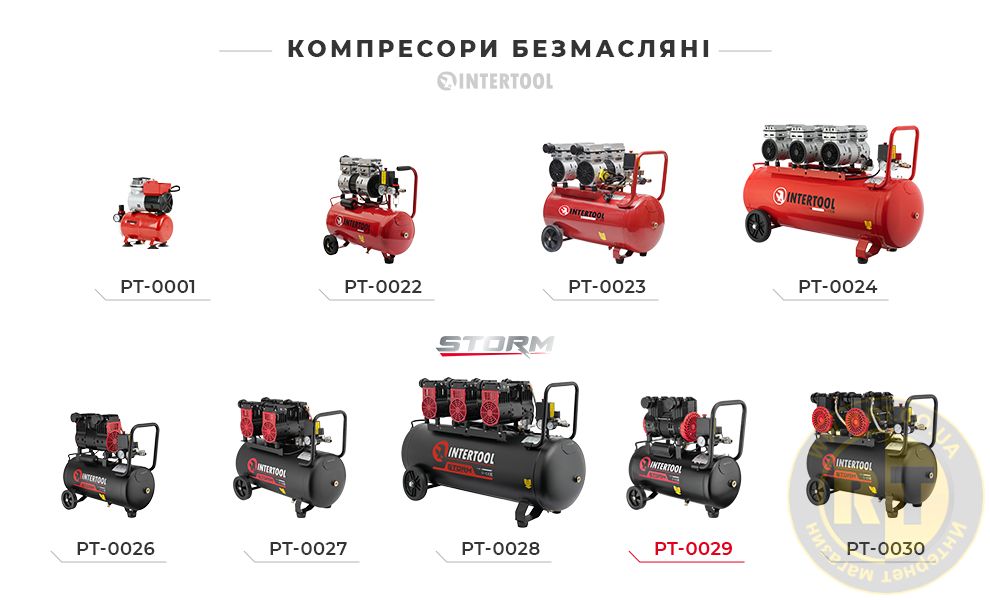 Лінійка безмасляних компресорів 