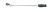 Трещотка реверсивная шарнирная удлиненная с резиновой ручкой 1/4" 72 зубца ROCKFORCE RF-802218L