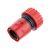 Конектор 1/2" с аквастопом для шланга 3/4" INTERTOOL GE-1020