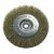 Щетка дисковая гофрированная 150мм (отверстие 22.2мм) латунь PROLINE 32815