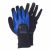 Перчатки трикотажные с двойным нитриловым покрытием р10 (сине-черные, манжет) SIGMA 9443681