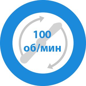Затирочная машина Hyundai HPT 100 - Вращение лопастей 100 об/мин Высокая ско...