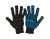 Перчатки трикотажные EXTRA ПВХ-точка 70% хлопок/30% полиэстер 7 кл 3 нити 78 гр черно-синие MASTERTOOL 83-0302