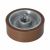 Ролик 140-50-35-10 V гумка 70 ShA коричневий Elastomeri WEG.140035050.WBA