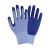 Перчатки трикотажные с частичным латексным покрытием кринкл р10 (синие манжет) SIGMA 9445501