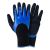 Трикотажні рукавички з подвійним нітриловим покриттям р9 (синьо-чорні манжет) SIGMA 9443671