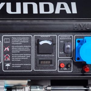 Двухтопливный генератор Hyundai HHY 7010FE ГАЗ-БЕНЗИН - КОНСОЛЬ УПРАВЛЕНИЯ На единую панель выве...