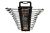 Ключи комбинированные SATIN FINISH набор 12 шт (6–14/17/19/22 мм) CrV DIN 3113 MASTERTOOL 71-2112