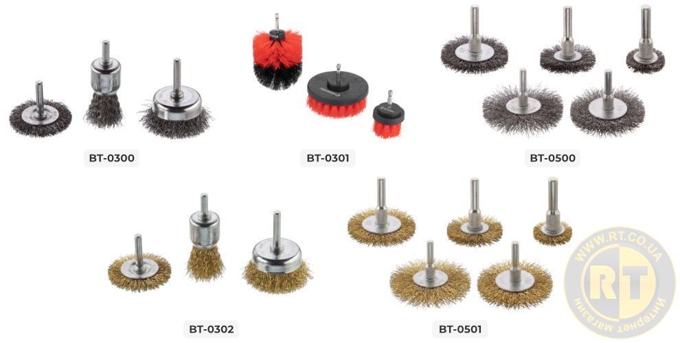 Лінійка наборів щіток для дриля