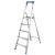 Стремянка алюминиевая 5 ступеней 1.59м SIGMA 5036634 Стремянка алюминиевая 5 ступеней 1.59м SIGMA 5036634