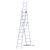 Лестница раскладывающаяся универсальная 11 ступеней 7.33м SIGMA 5032364