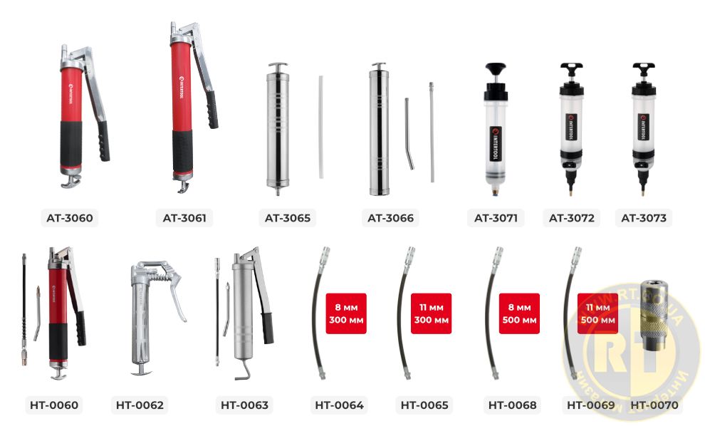 Лінійка шприців для мастила