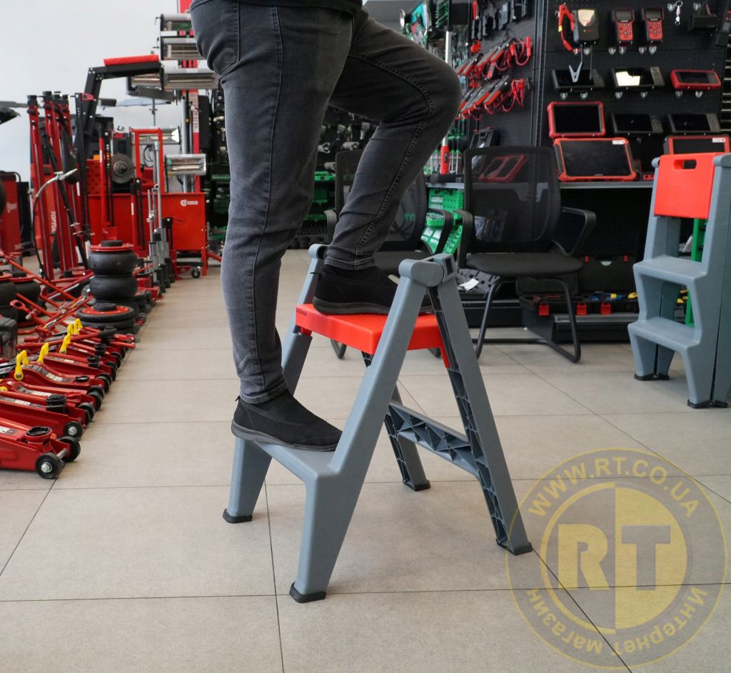 DRABINKA DRABINA WARSZTATOWA STOŁEK PODEST SKŁADANY DO GARAŻU KUCHNI Kod producenta GI36002