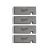 Плашки для нарізання різьблення MILWAUKEE, PTR2D 1/2'' - 3/4'' BSPT ALLOY (4шт) для MXF PTR2
