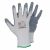 Перчатки трикотажные с частичным нитриловым покрытием р9 (серые, манжет) SIGMA 9443511