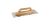 Терка нержавеющая с деревянной (бук) ручкой 125х380 мм MASTERTOOL 08-3400