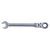Ключ рожково-накидной трещоточный с шарниром 19мм CrV satine SIGMA 6022691