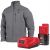 Куртка с подогревом MILWAUKEE M12 HJGREY5-201, серая, размер XL (ЗУ +1акк.Х2Ач)
