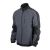 Куртка SOFTSHELL темно-сіро/чорна, тришарова, стрейч 300 GSM 100D, водо-/вітрозахист, 96% поліестер / 4% еластан, 3 кишені, XL INTERTOOL SP-3134