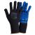 Перчатки трикотажные с латексным покрытием (паутина на ладони) р10 (синие манжет) SIGMA 9445541