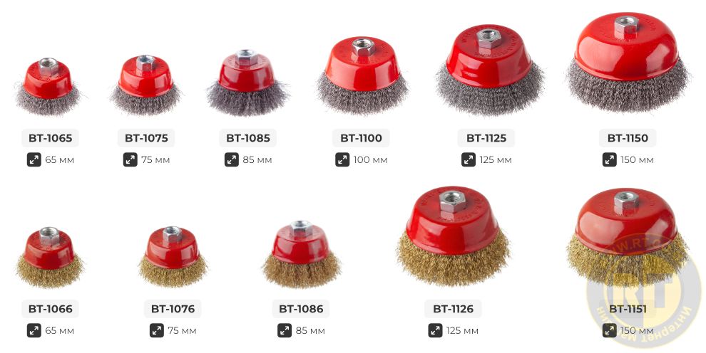 Лінійка щіток для болгарок