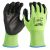 Перчатки рабочие сигнальные Hi-Vis MILWAUKEE, с сопротивлением порезам 2/B уровня, размер 8/M