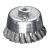 Щітка-чашка для кутових шліфувальних машин MILWAUKEE, M14 90х20мм, сталева, кручена, 0,5мм