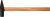 Тяжкий слюсарний молоток з дерев'яною ручкою 2 кг Vorel 30200