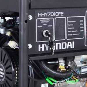 Двухтопливный генератор Hyundai HHY 7010FE ГАЗ-БЕНЗИН - ЗАМОК ЗАЖИГАНИЯ Генератор укомплектован ...