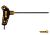 Ключ шестигранный Т-образный с шаром HEX 3 x 100 x 72 мм Cr-V 6150 Vorel 56622
