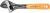 Ключ разводной резиновая ручка 300 мм Vorel 54068