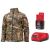 Куртка с подогревом MILWAUKEE, M12 HJCAMO6-201 (L), камуфляжная (размер L) (+ЗУ, 1 аккум.Х 2Ач)