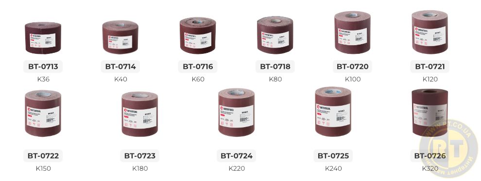 Лінійка шліфувальних стрічок