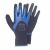 Перчатки трикотажные с двойным нитриловым покрытием р9 (сине-черные, манжет) SIGMA 9443671
