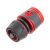 Конектор 1/2" с аквастопом для шланга 1/2" INTERTOOL GE-1119